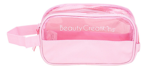 Bolso Cosmetiquero Pink Clear Small- Beauty Creations