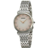 Reloj Seiko Analogo Para Mujer 30mm, Pulsera De Acero