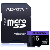 Tarjeta De Memoria Micro Sd 16gb C10 Uhs-i Adata