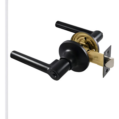Cerradura Recámara\u002FBaño Negro Satín Dexter Puertas 35-45mm | MercadoLibre