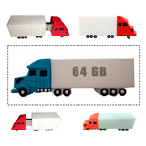 Memoria Usb 64gb Diseño Forma Figura Camión Remolque Trailer