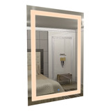 Espelho Decorativo Led 80x90 Botão Touch Banheiro Decoração
