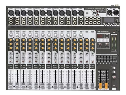 Mesa De Som Soundcraft Sx1602 Fx Usb Original 