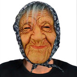 Máscara Bruja Abuela Abuelita Disfraz Halloween Upd Egresado