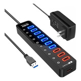 Multicontactos Usb Para Pc Multi Usb Con Interruptor 12v