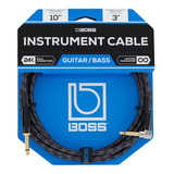 Cable Boss Bic-10a Para Instrumento Plug A Plug  L  3 Mts
