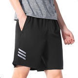 Short Deportivo Hombre Con Bolsas Ejercicio Correr Gym