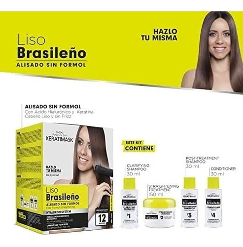 Keratina Brasil Profesional + Kit De Aplicación. Free Formol