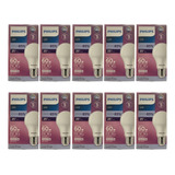 Kit 10 Lâmpadas Led Bulbo Philips 9w = 60w 806 Lumens Bivolt