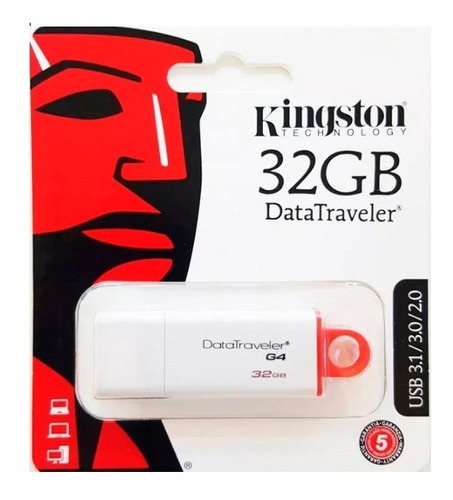 Pendrive Kingston 32gb Usb 3.1 3.0 2.0 100% Original