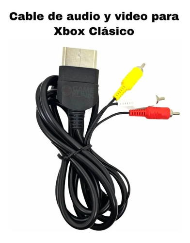 10 Cable Av De Audio Y Video Rca Para Consola Xbox Clasico