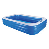 Piscina Inflável 1260 Litros Retangular Pvc 262 X 175 Cm Vg