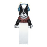 Cool Dog - Soporte Para Papel Higiénico (resina), Diseño D