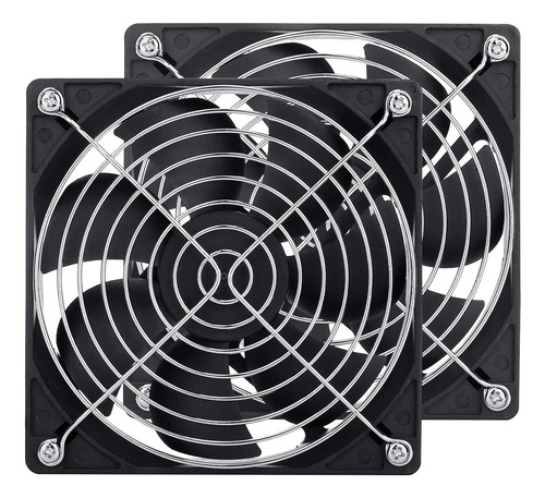 Keyfanclub Paquete De 2 Ventiladores De 120 Mm Dc 12 V Venti