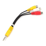 Cable Adaptador Jack 3.5mm Macho A 3 Rca Hembra Audio Video