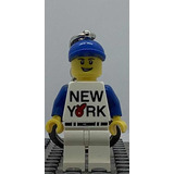 Llavero Lego Minifigura Con Camiseta De Nueva York