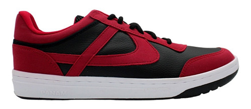 Tenis Panam Diablo Negro Rojo - Hombre - 