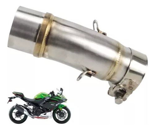 Tubo Escape Kawasaki Ninja 400 Z400 Adaptador Slip On 51mm