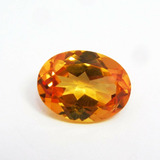 Zafiro  Natural  Padsparasha 4.15 Ct  11,33 X 8,59 X 5,3 Mm 