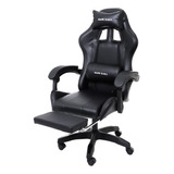 Silla Escritorio Gamer Oficina Reclinable Reposapies Cojin 