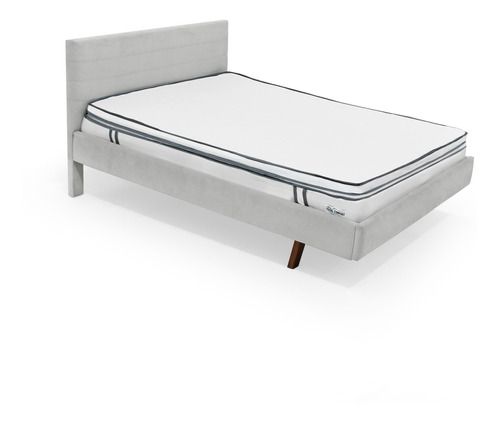 Cama Louise Doble Con Colchon Bazyli Doble