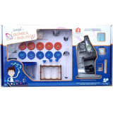 Juego De Quimica Y Biologia Completo Con Microscopio Galileo