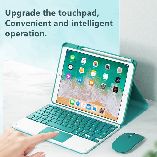 Funda+teclado Táctil+ratón Para iPad Air 3/iPad Pro 2nd 10.5