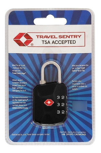 Candado De Combinación Para Equipaje Travel Sentry Tsa