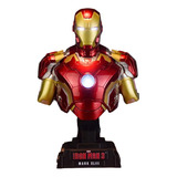 Busto Iron-man Homem De Ferro Mkxliii 1/4 Com Luz Led