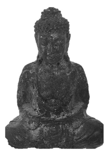 Vela Buda Asiático De 13 X 18 Cm Negra. Velas La Ballena