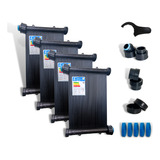 Kit Aquecedor Solar 24 Placas De 3metros + Kit Fechamento