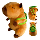 Peluche Capybara Carpincho Capibara Suave Premium 38 Cm.