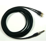 Cabo Em Y Splitter 1 P10 Macho Mono X 2 Rca Macho Mono 2mts