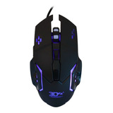 Mouse Gamer Alámbrico 3dfx 4800dpi 6 Botones Mlab