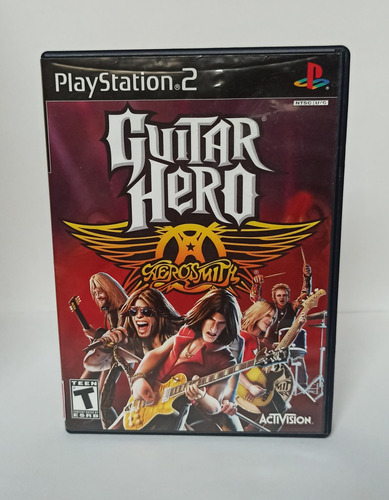 Jogo Original Guitar Hero Aerosmith Ps2 Playstation