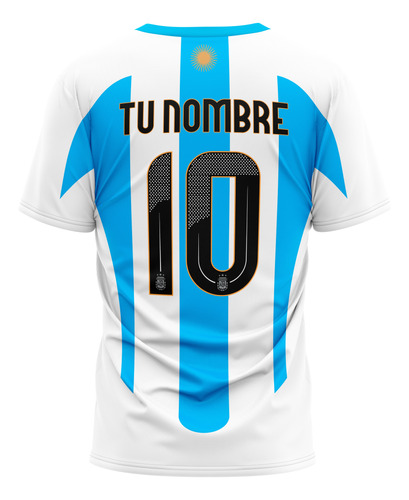 Camiseta Argentina 2024 Nueva Copa America Personalizada