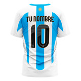 Camiseta Argentina 2024 Nueva Copa America Personalizada