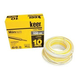 Rollo De Cable Thw Calibre 10 Awg 100 Mts Blanco Keer