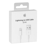 Cable Apple Lightning Puerto Usb-c 2mt Blanco iPhone