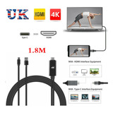 Conector 4k Full Hd Tipo C A Hdmi Compatible Con Univers De