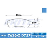 Balatas Trasero F-250 Super Duty 2000 5.4l Ceramic Hd