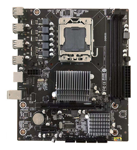 Placa Madre Para Computadora De Escritorio X58 Lga1366 Pin 2