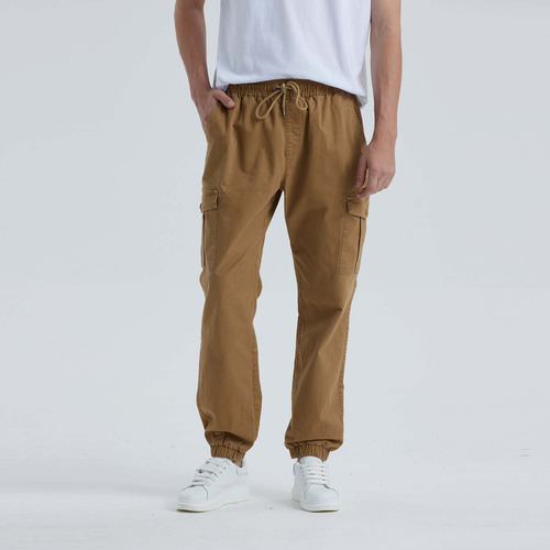 Pantalon Hombre Cargo Kaki Fashion's Park