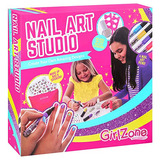 Set De Uñas Girlzone Nail Art Studio, Pegatinas Para Decorac