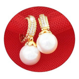 Aretes Pendientes Broqueles Oro 18k Mama Dama Regalo Casual