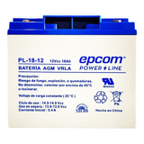 Bateria Ciclo Profundo Agm Solar 12v 18ah Sellada  Epcom 