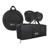 Capa Bag Bateria Kit3peças Prato Ferragem Tom Soft Case Star