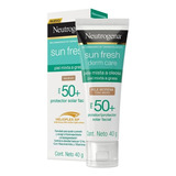 Neutrogena Sun Fresh Tono Medio Fps 50 40g