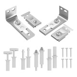 Kit De Herrajes Para Puertas Plegables  Paquete De 2 Piezas