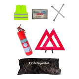 Kit Reglamentario Auto Vtv 6 En 1 Con Matafuego Llave Cruz